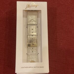 Lilly Pulitzer Metallic Leather Watch Band